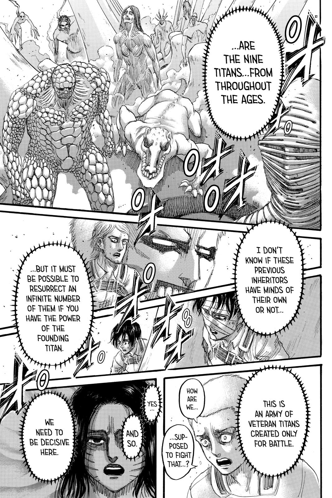 Attack on Titan manga, chapter 135, page 17 of 44