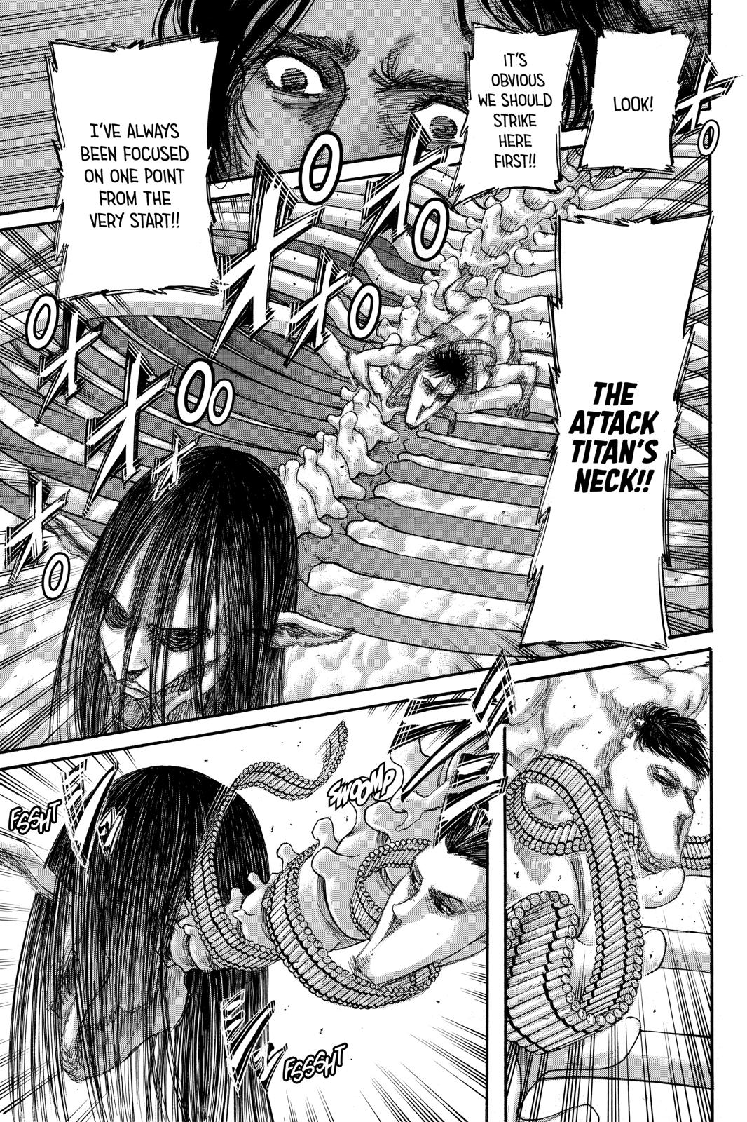 Attack on Titan manga, chapter 135, page 19 of 44
