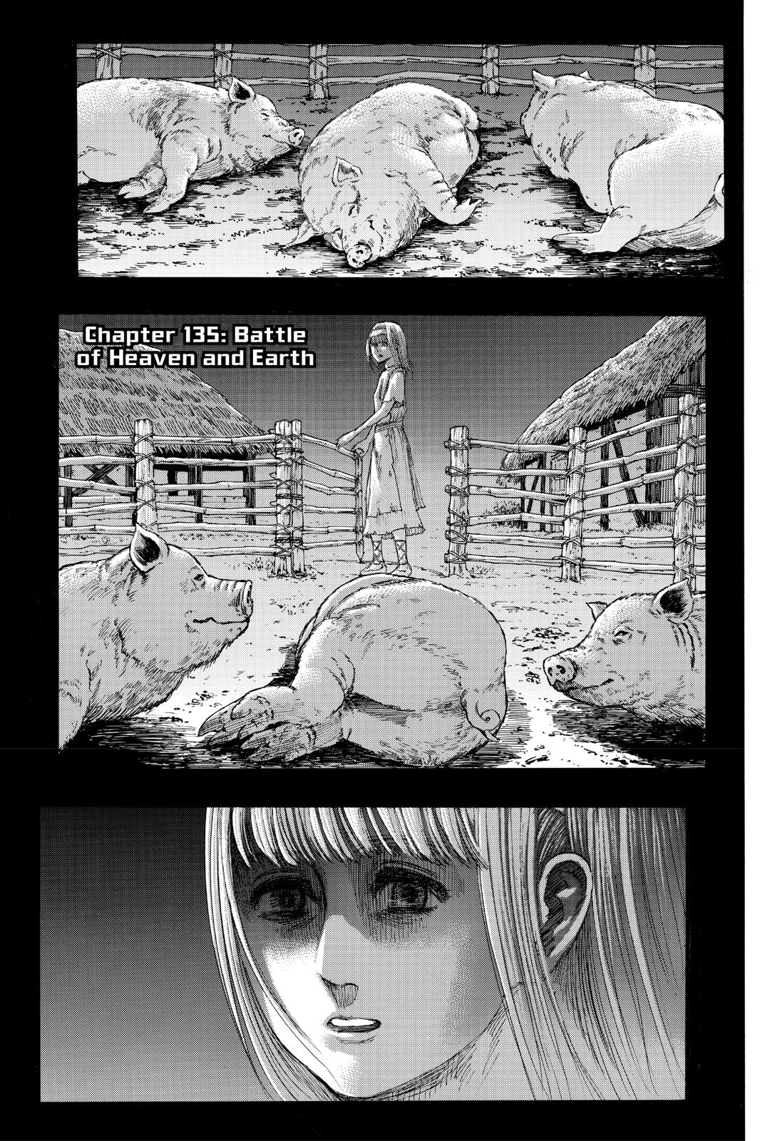 Attack on Titan manga, chapter 135, page 2 of 44