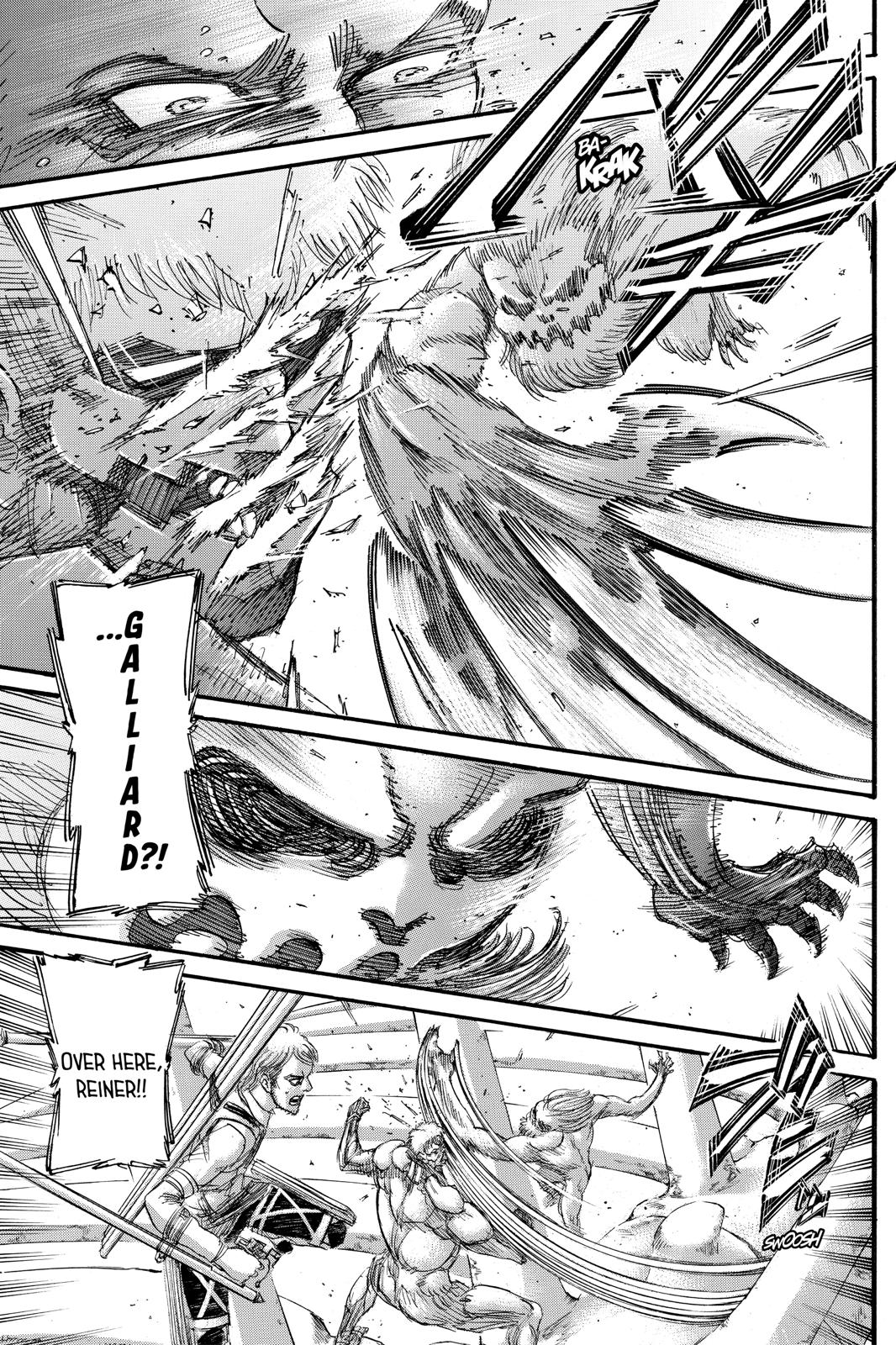 Attack on Titan manga, chapter 135, page 23 of 44