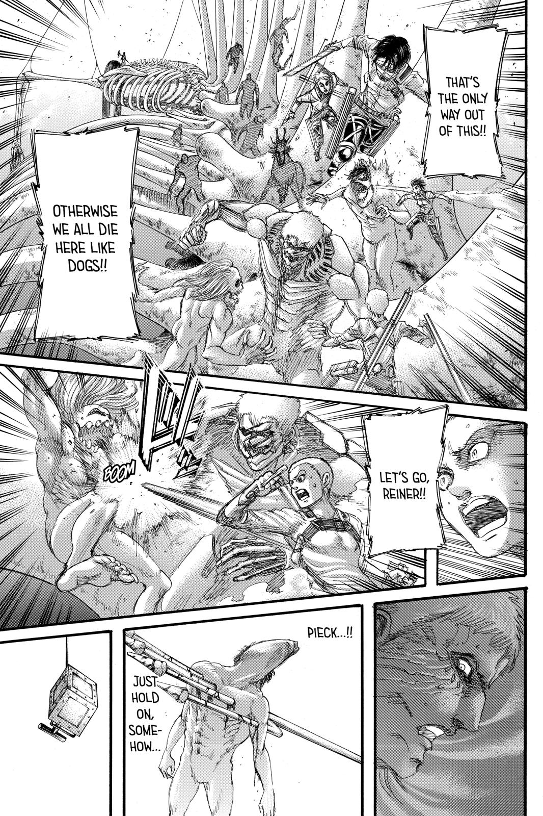 Attack on Titan manga, chapter 135, page 25 of 44
