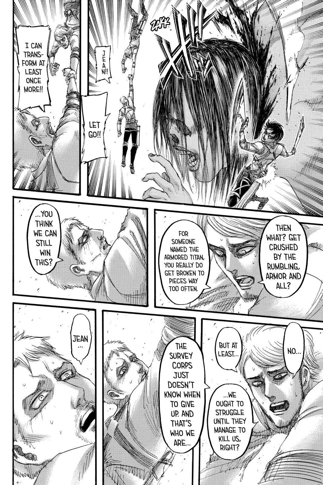 Attack on Titan manga, chapter 135, page 37 of 44