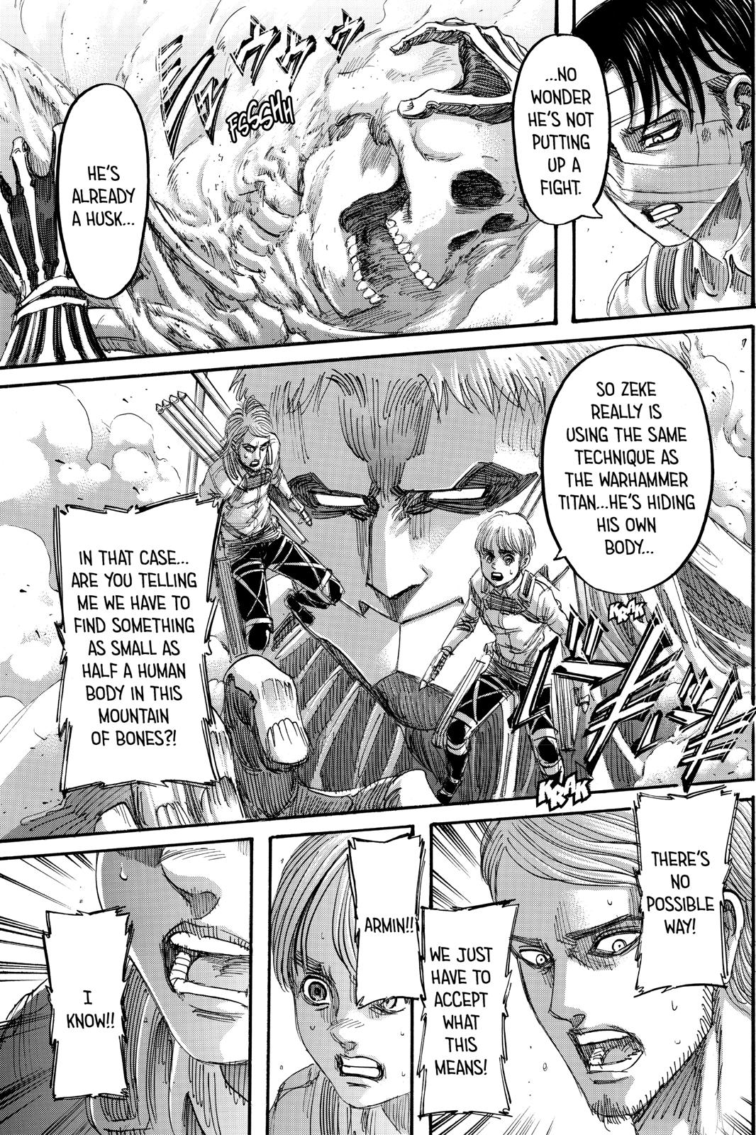 Attack on Titan manga, chapter 135, page 4 of 44