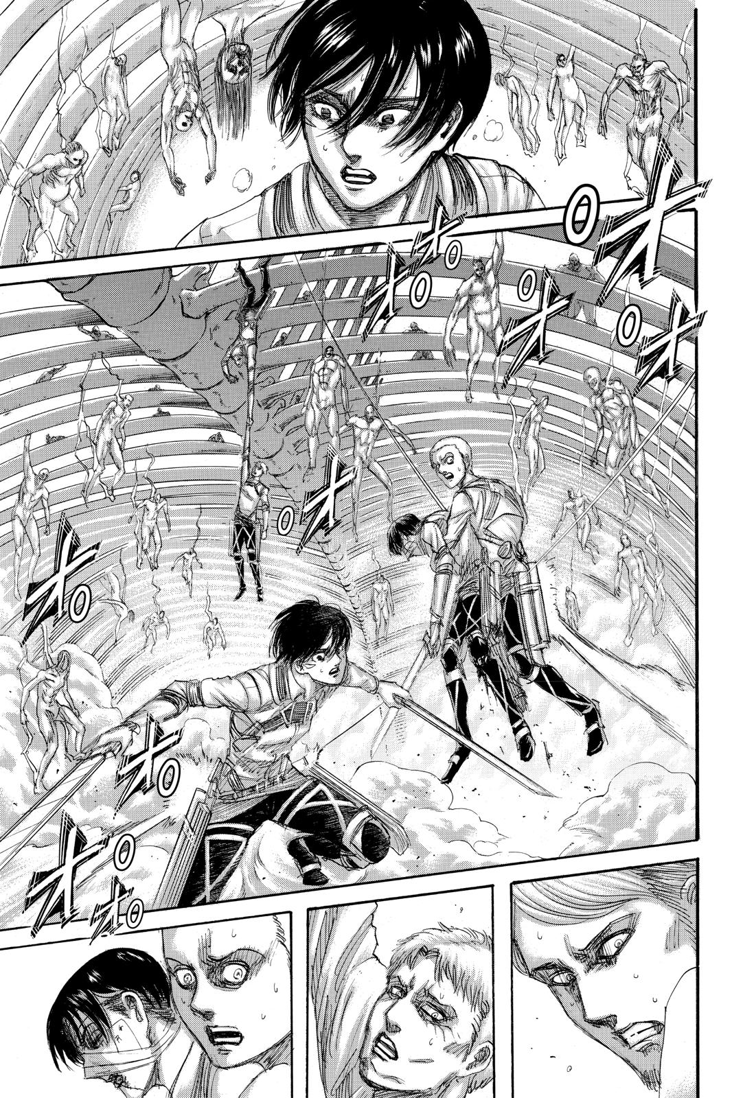 Attack on Titan manga, chapter 135, page 40 of 44