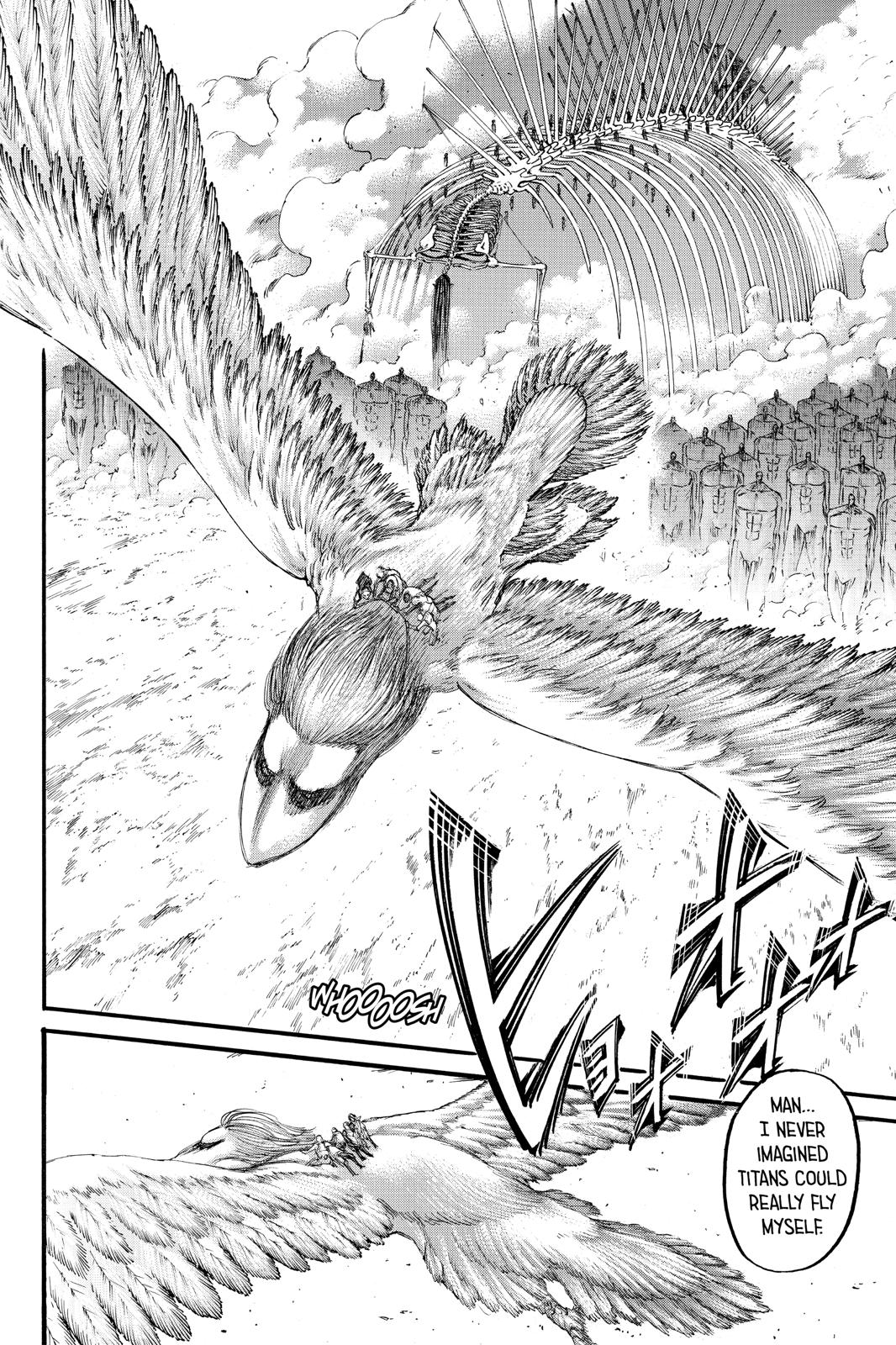 Attack on Titan manga, chapter 135, page 43 of 44