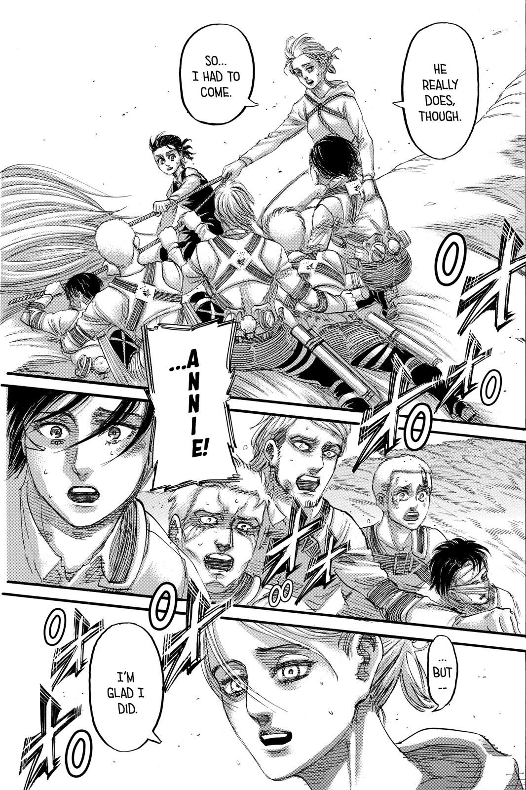 Attack on Titan manga, chapter 135, page 44 of 44