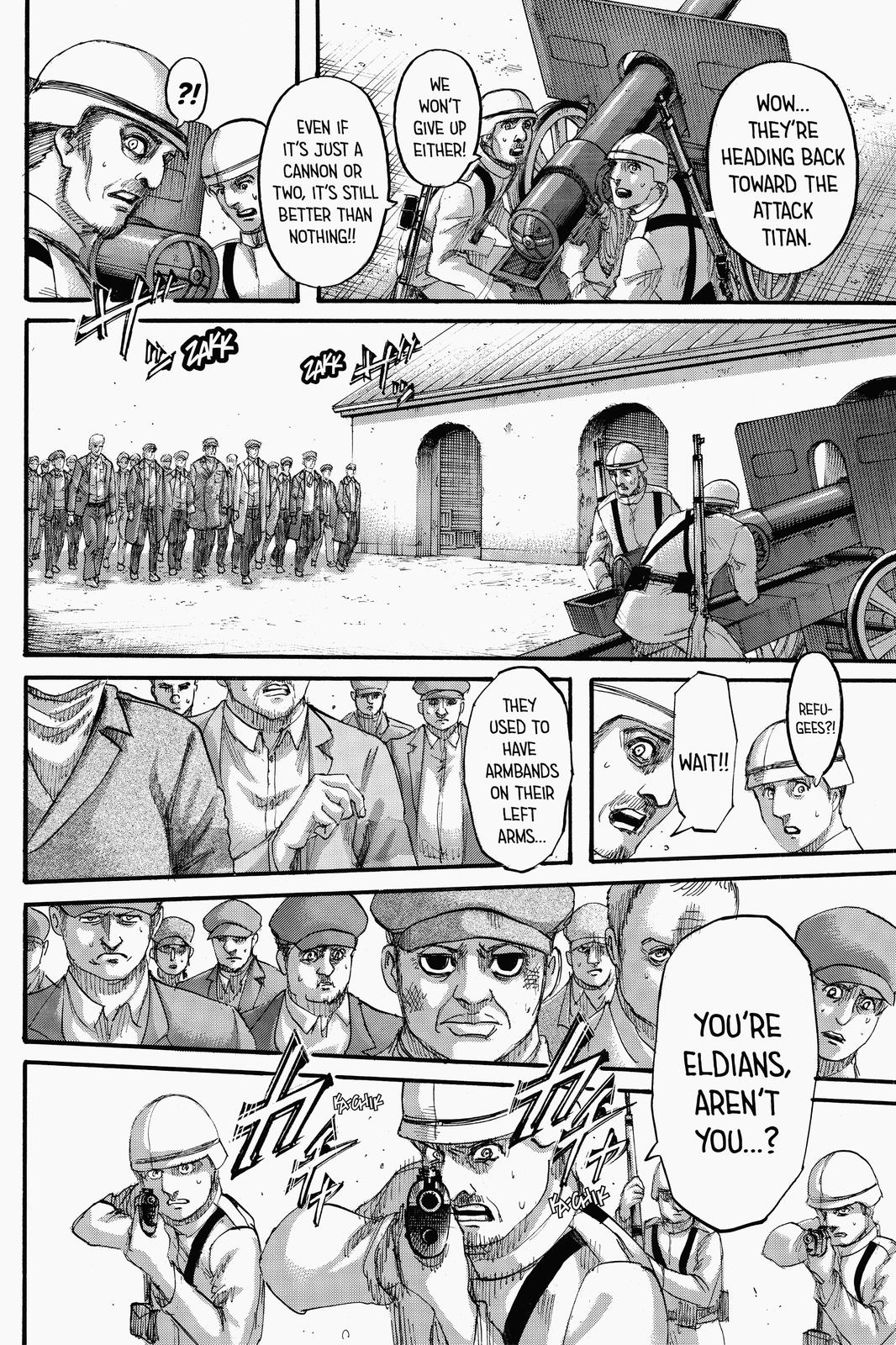 Attack on Titan manga, chapter 136, page 11 of 46