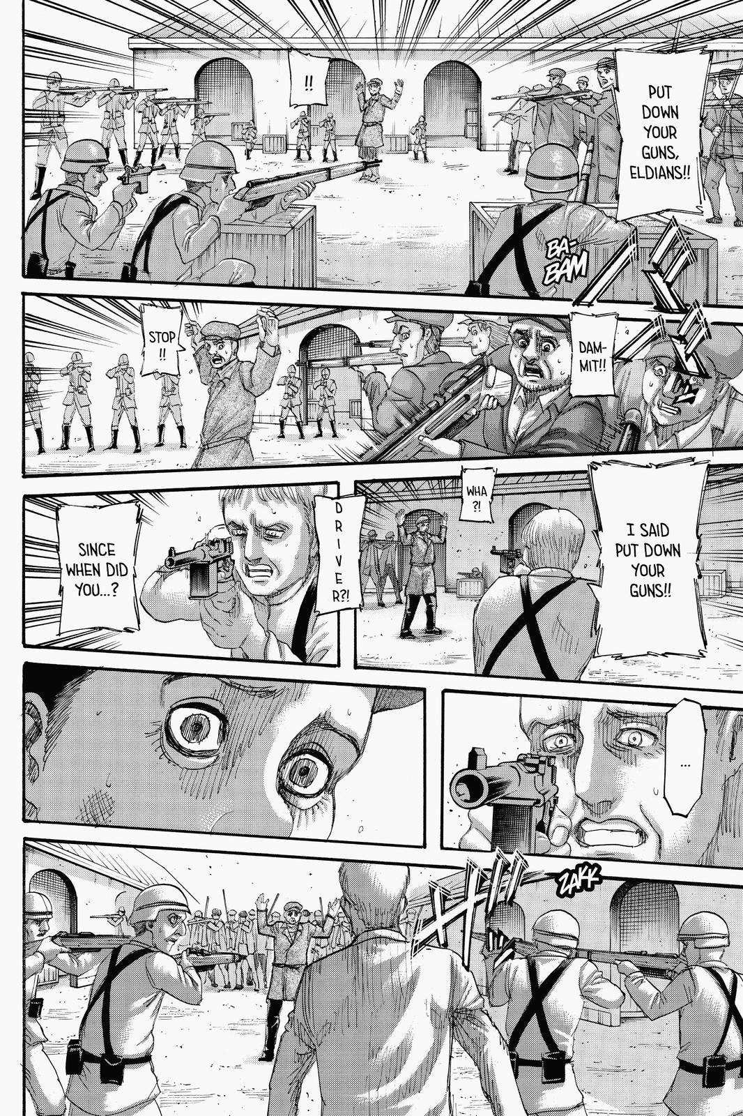Attack on Titan manga, chapter 136, page 13 of 46