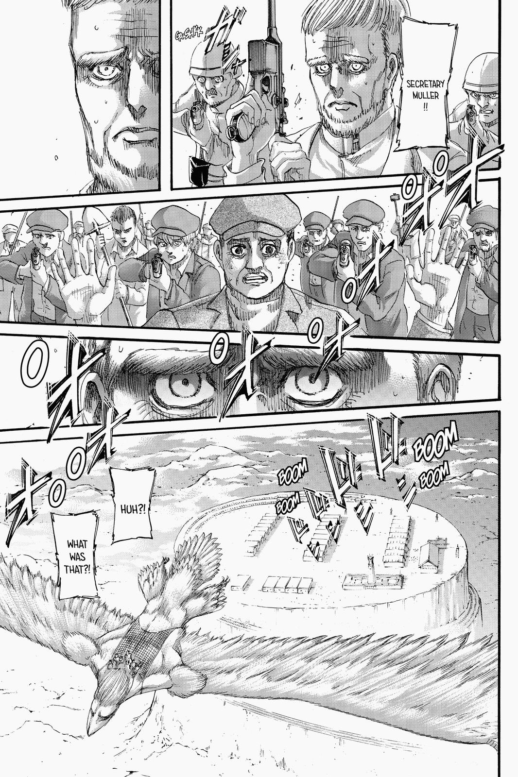 Attack on Titan manga, chapter 136, page 14 of 46