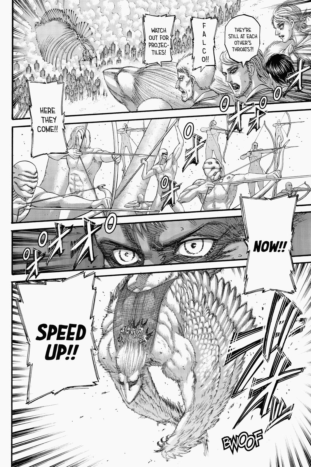 Attack on Titan manga, chapter 136, page 15 of 46