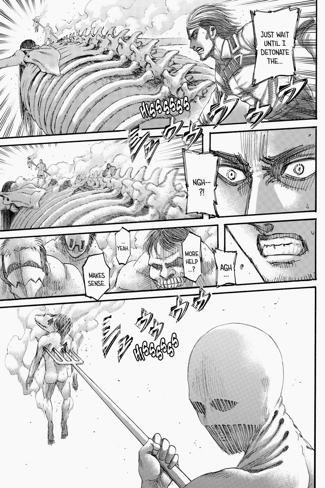 Attack on Titan manga, chapter 136, page 20 of 46