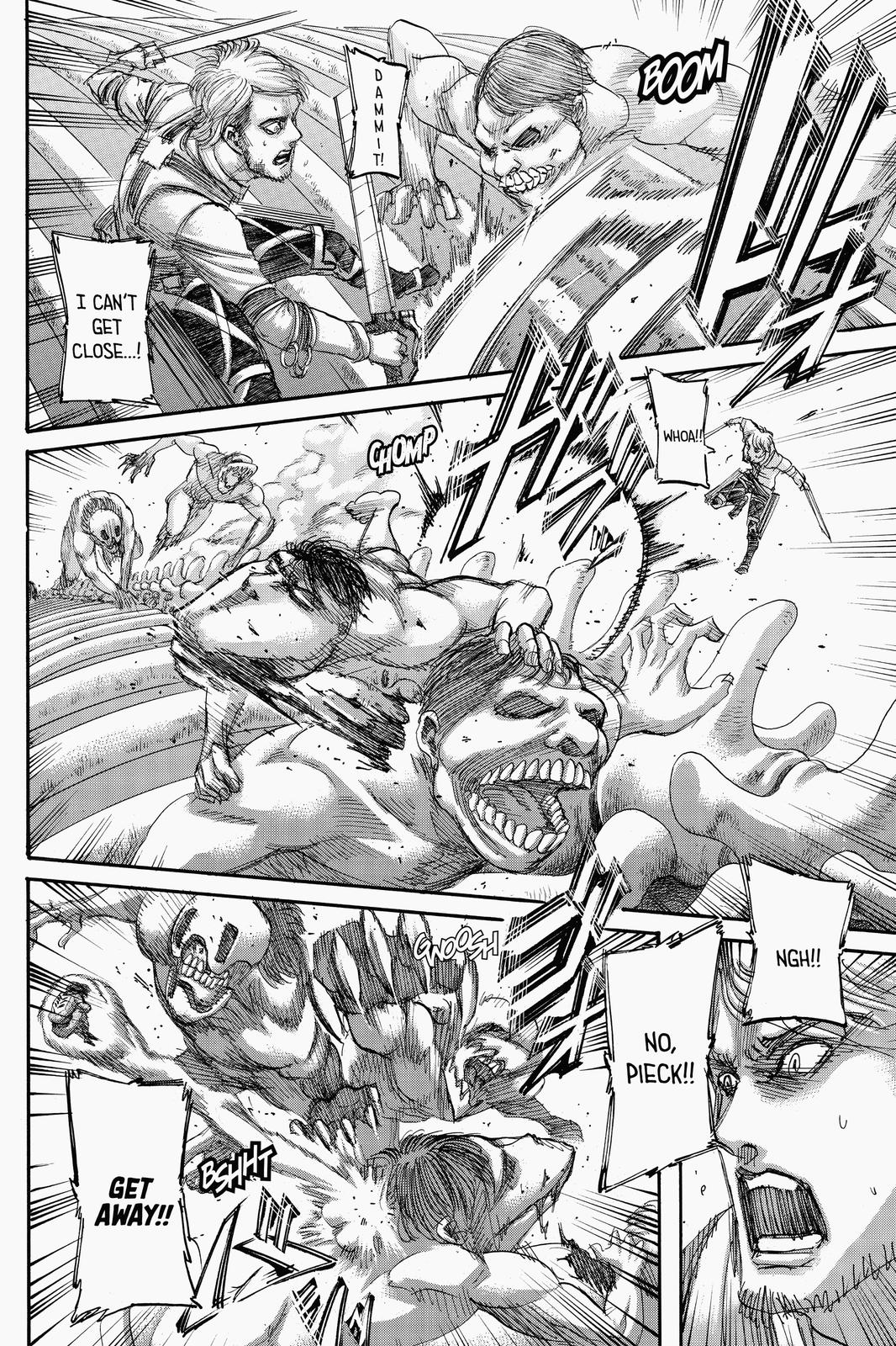 Attack on Titan manga, chapter 136, page 23 of 46