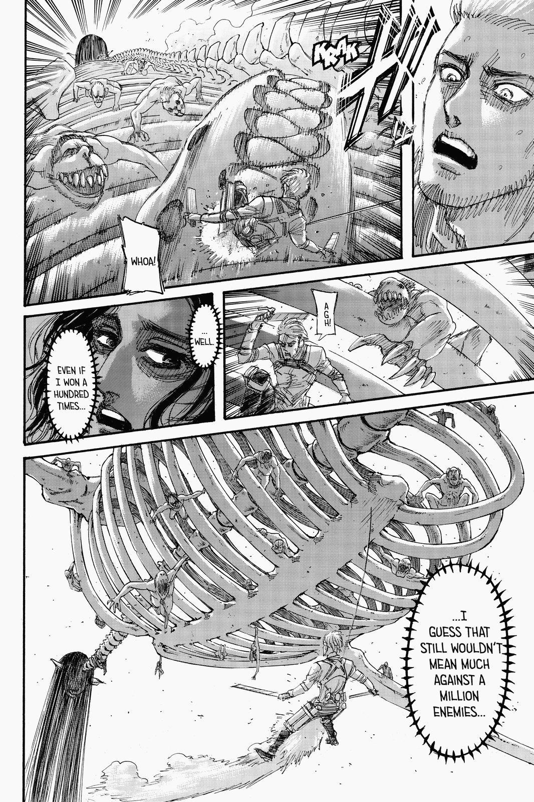 Attack on Titan manga, chapter 136, page 27 of 46