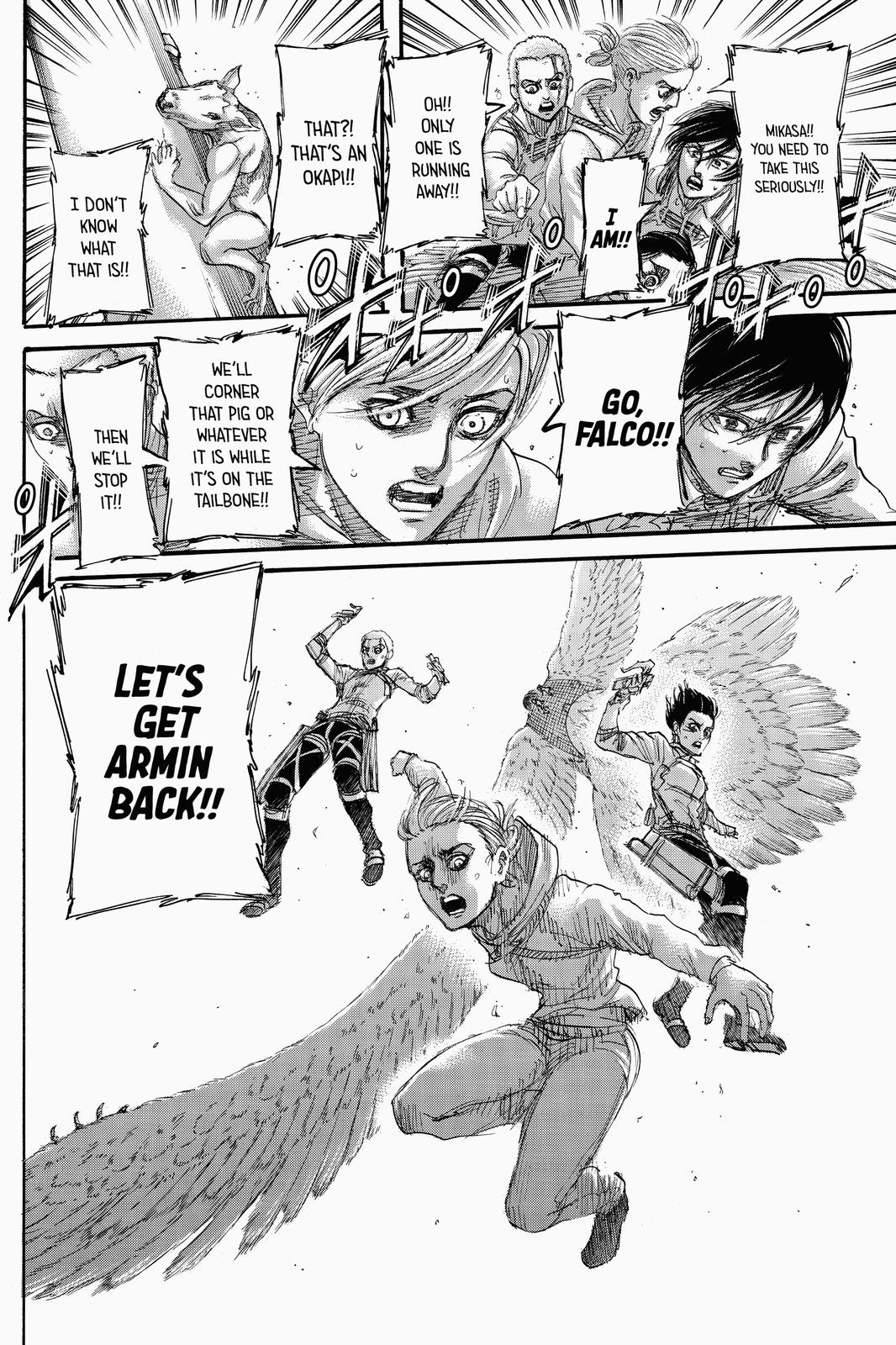 Attack on Titan manga, chapter 136, page 29 of 46