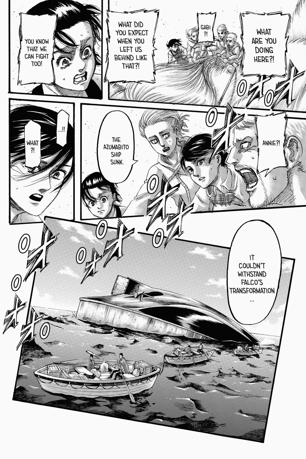 Attack on Titan manga, chapter 136, page 3 of 46