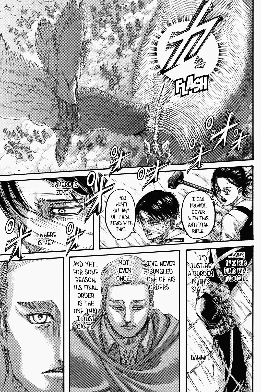 Attack on Titan manga, chapter 136, page 30 of 46