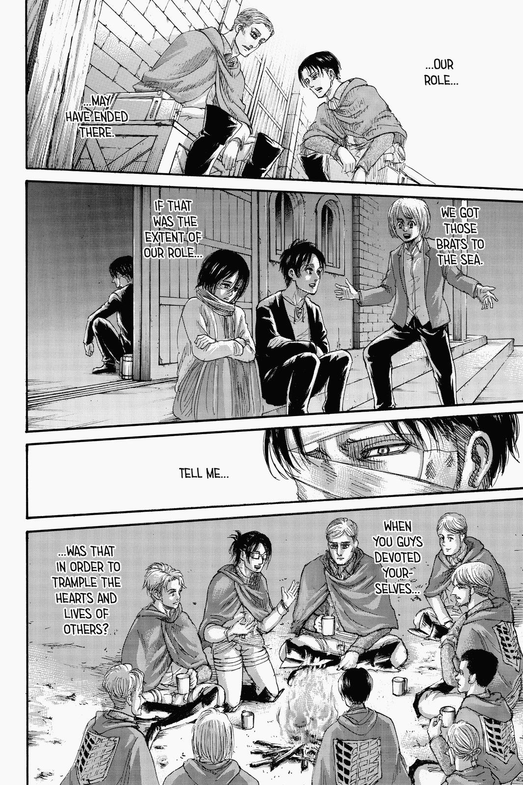 Attack on Titan manga, chapter 136, page 31 of 46