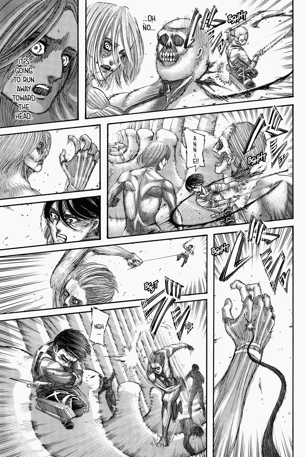 Attack on Titan manga, chapter 136, page 34 of 46