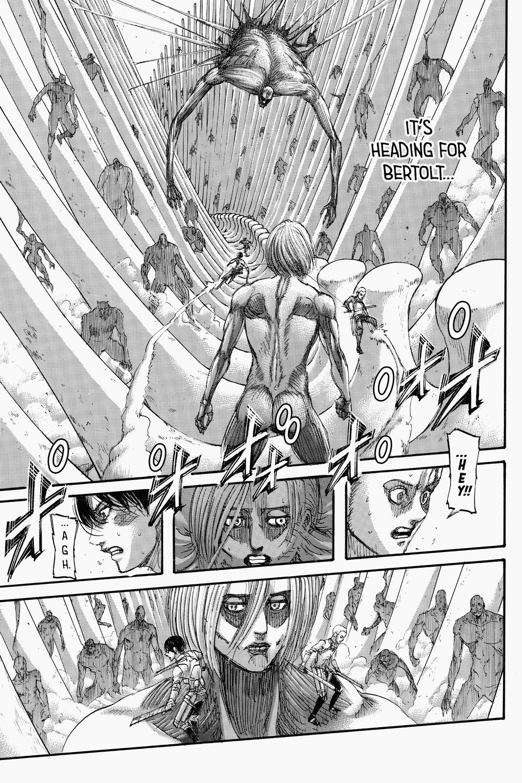 Attack on Titan manga, chapter 136, page 38 of 46