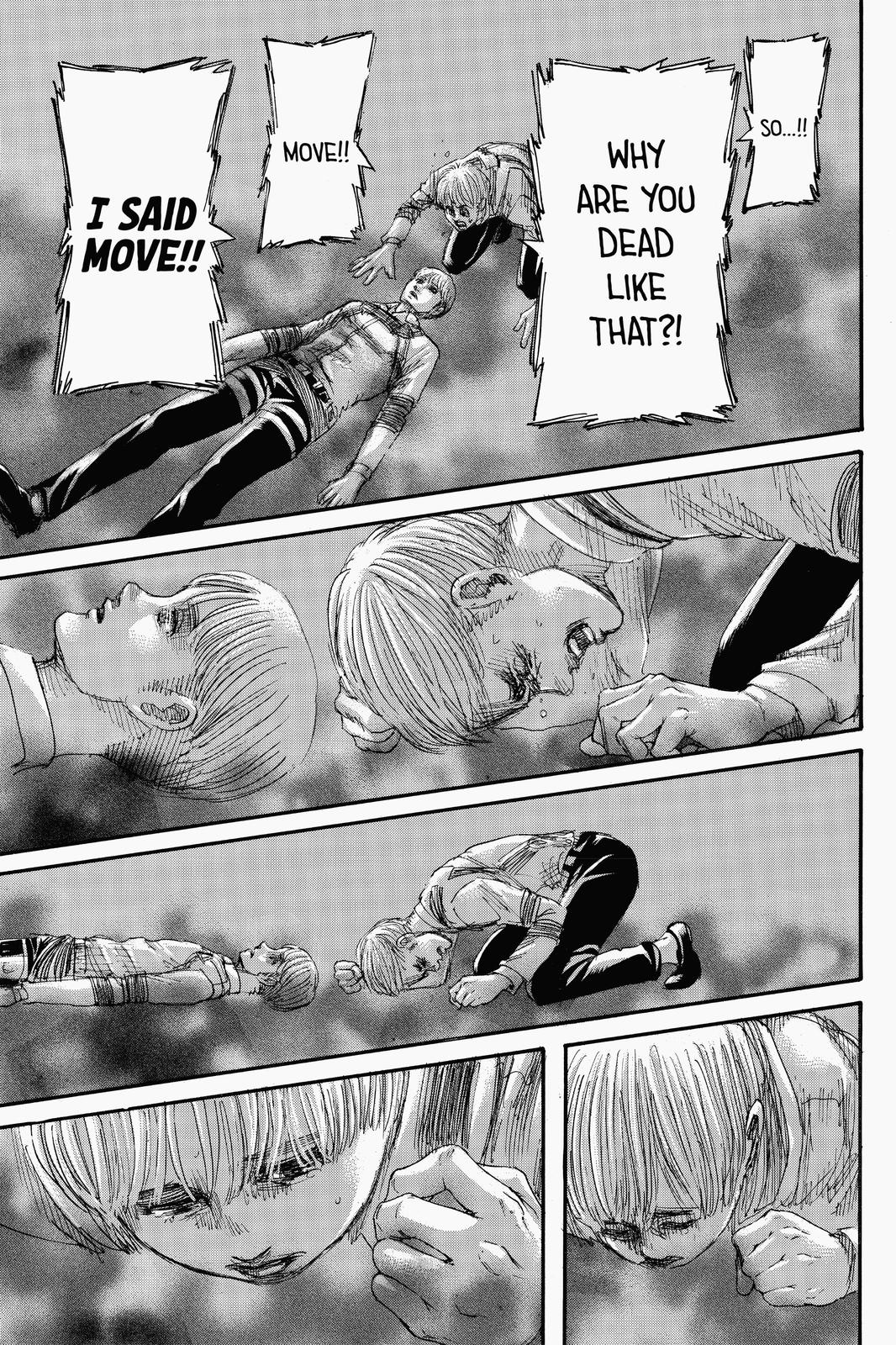 Attack on Titan manga, chapter 136, page 42 of 46