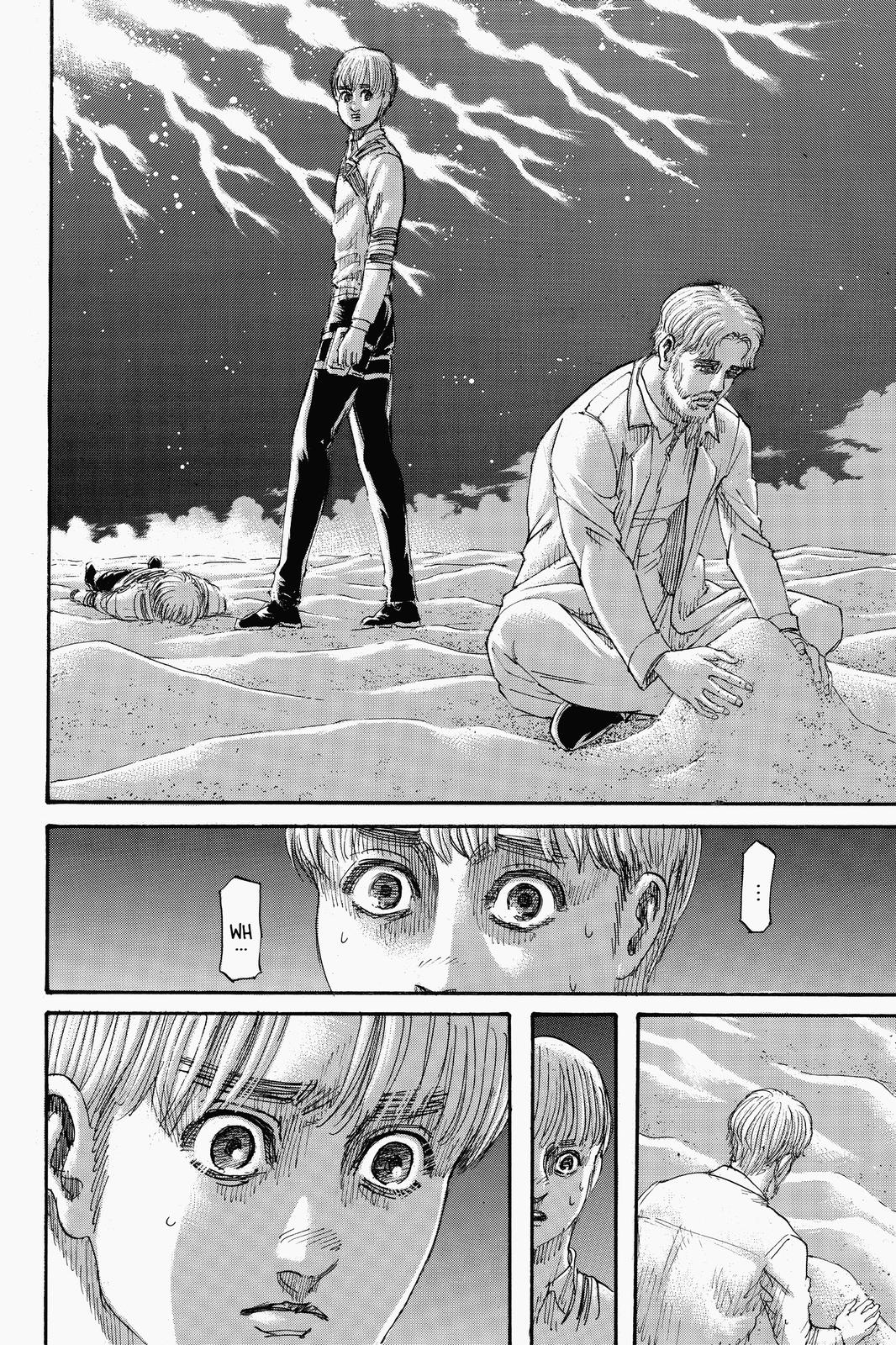 Attack on Titan manga, chapter 136, page 45 of 46