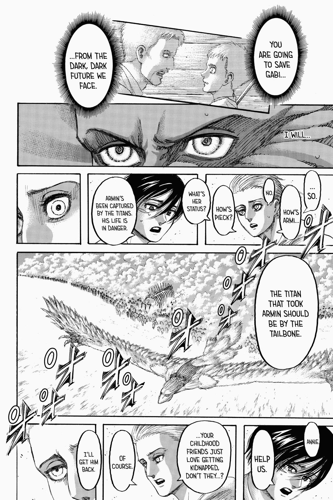 Attack on Titan manga, chapter 136, page 5 of 46