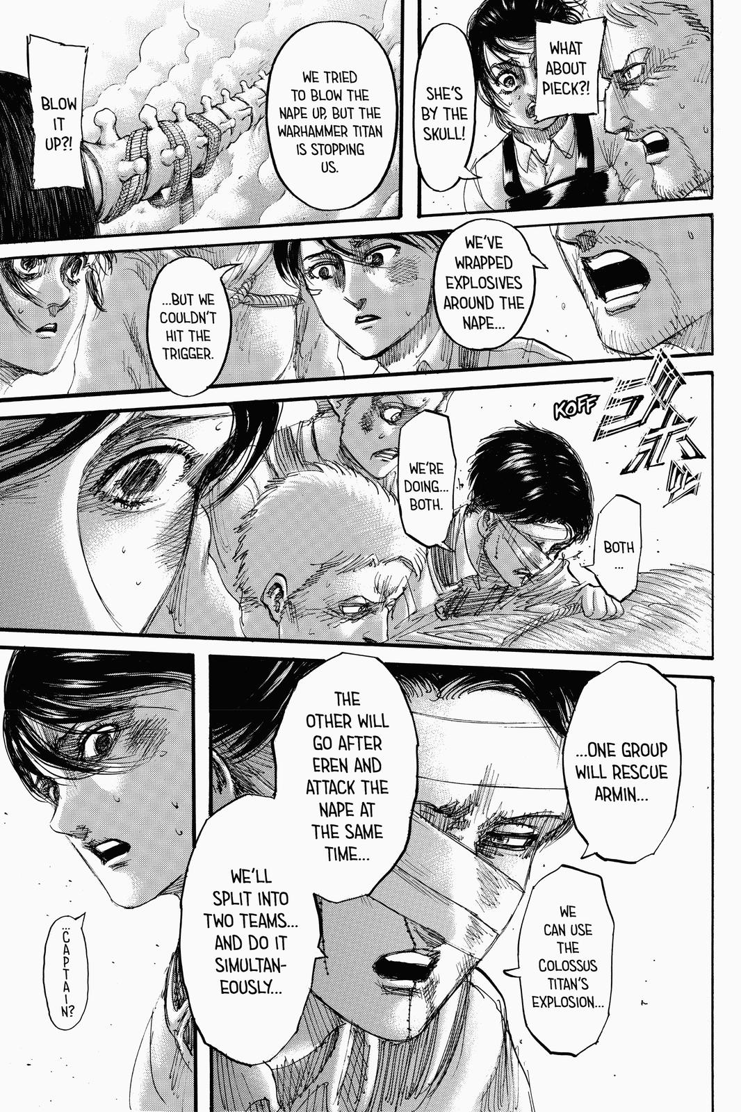 Attack on Titan manga, chapter 136, page 6 of 46