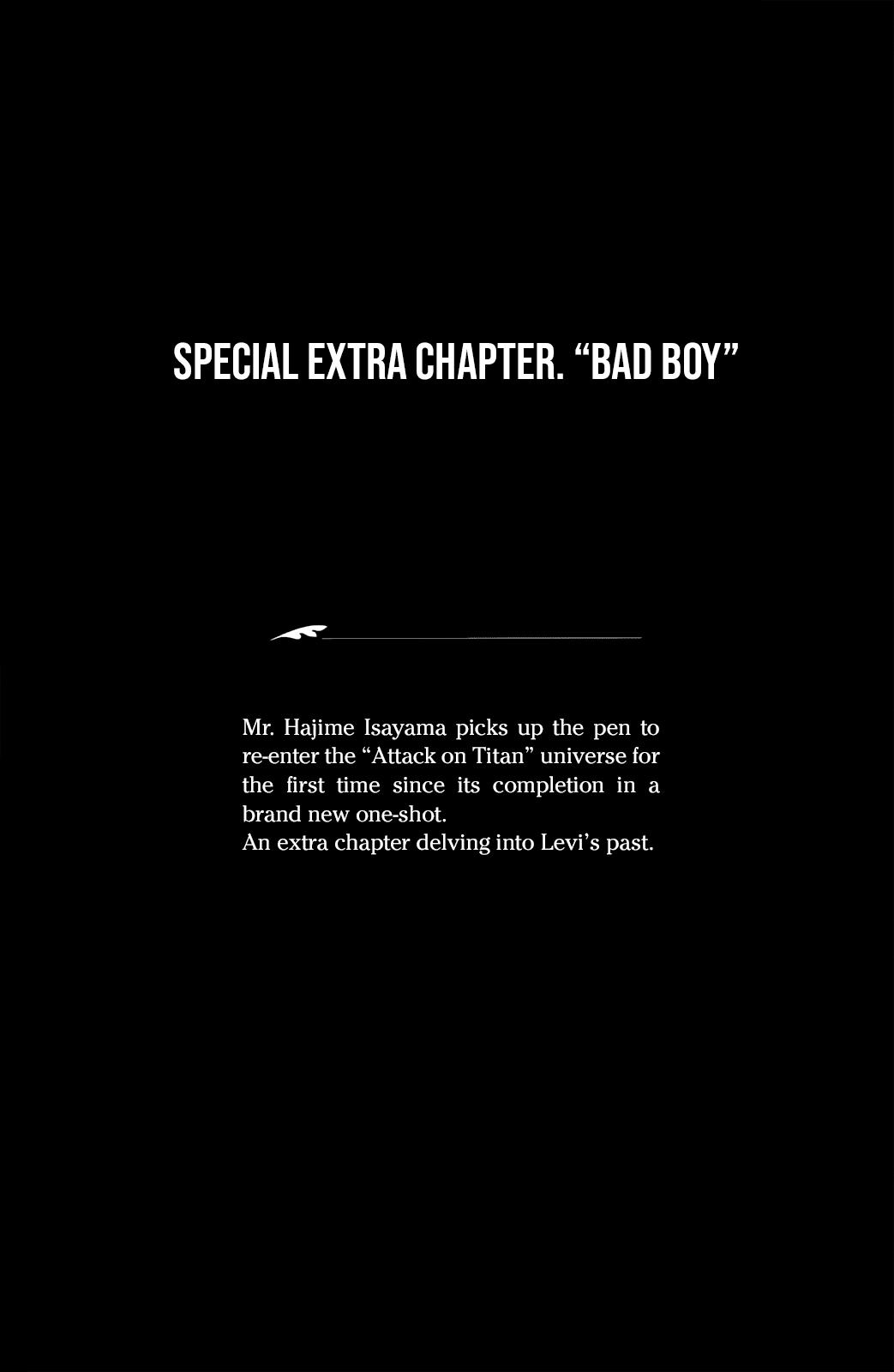 Attack on Titan Chapter 139.6 page 3 - Chapter 139.6: Bad Boy