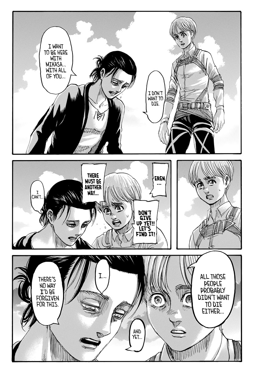Attack on Titan manga, chapter 139, page 15 of 51