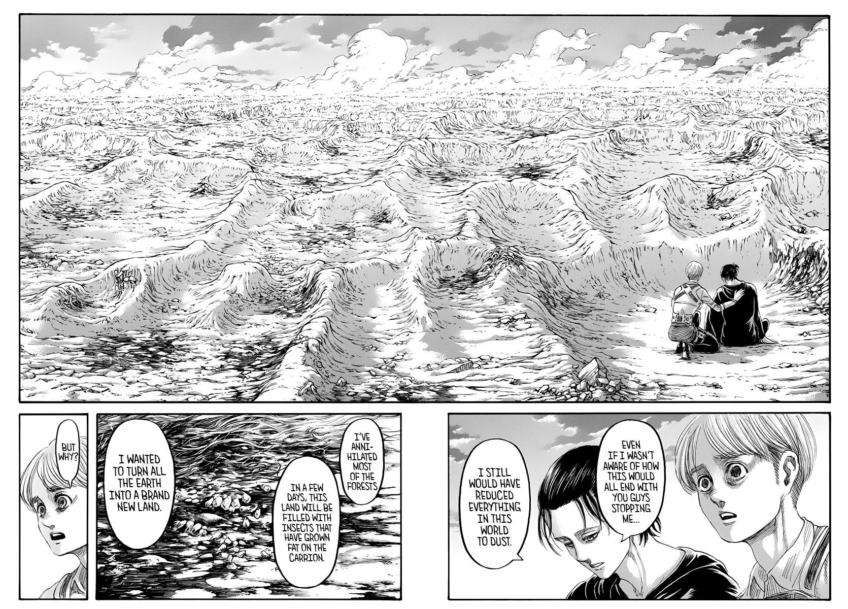 Attack on Titan manga, chapter 139, page 16 of 51