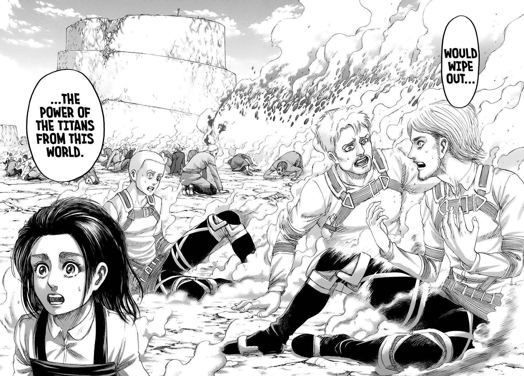 Attack on Titan manga, chapter 139, page 25 of 51