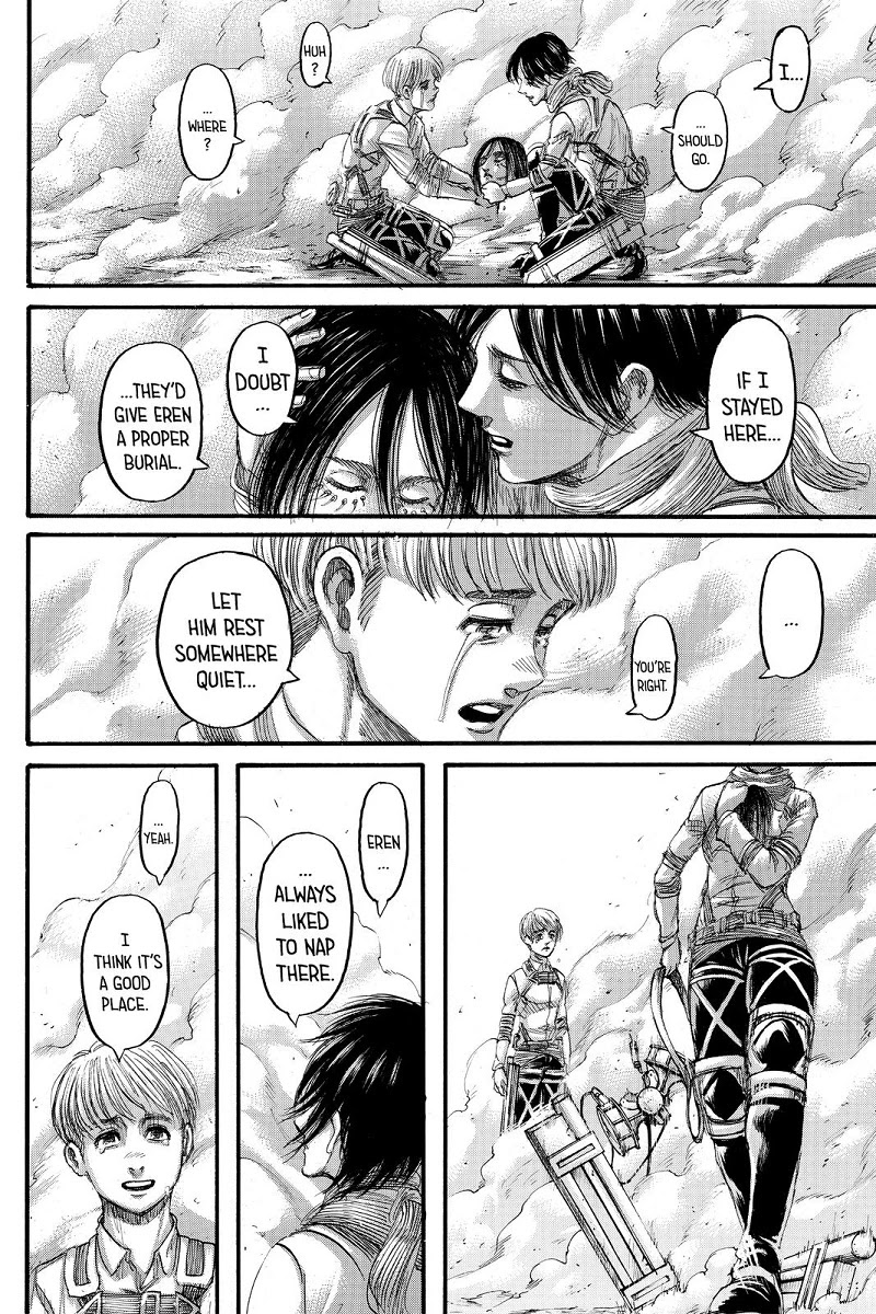 Attack on Titan manga, chapter 139, page 32 of 51