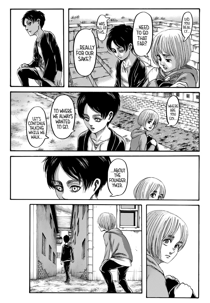 Attack on Titan manga, chapter 139, page 4 of 51