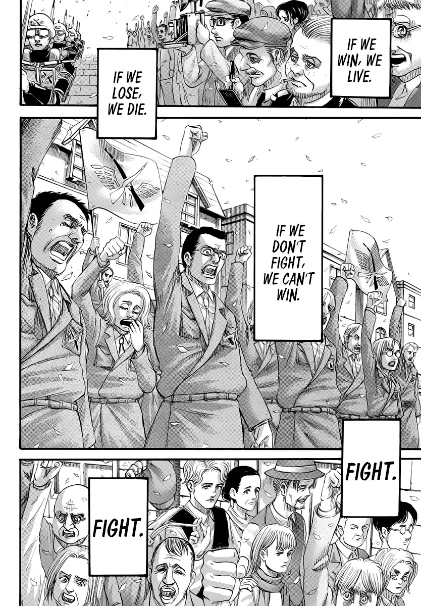 Attack on Titan manga, chapter 139, page 42 of 51