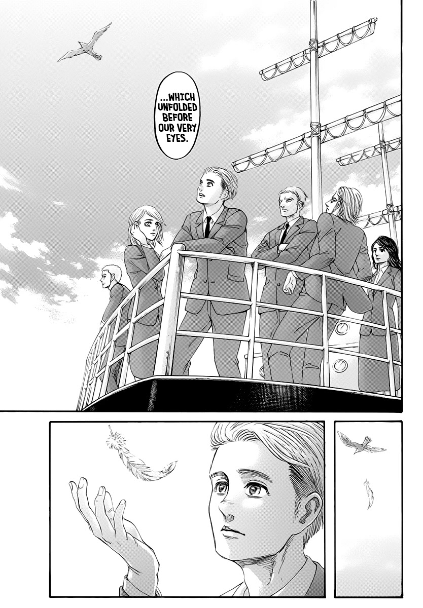Attack on Titan manga, chapter 139, page 47 of 51