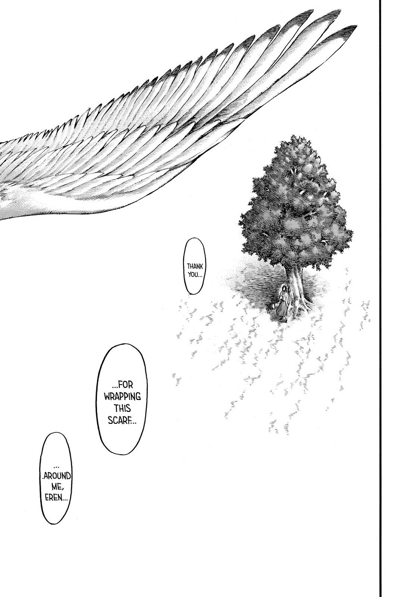 Attack on Titan manga, chapter 139, page 51 of 51