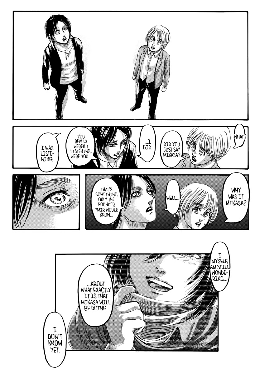 Attack on Titan manga, chapter 139, page 8 of 51