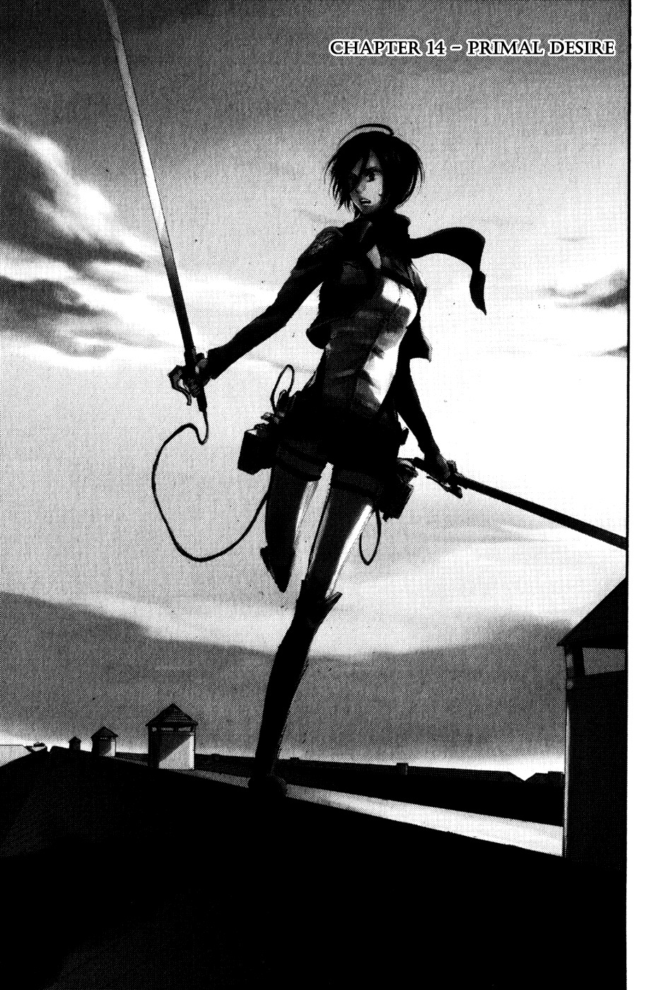 Attack on Titan manga, chapter 14, page 10 of 53