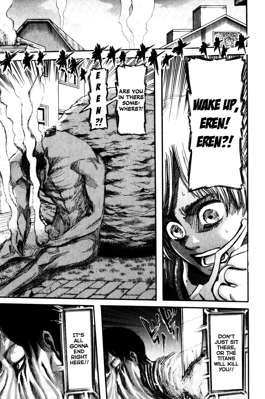 Attack on Titan manga, chapter 14, page 16 of 53