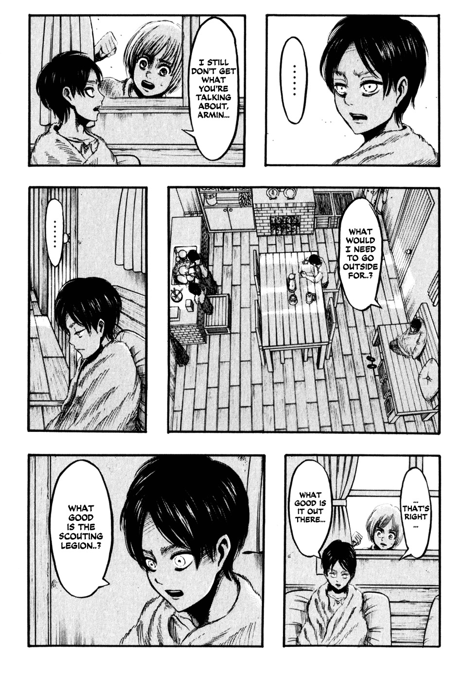 Attack on Titan manga, chapter 14, page 17 of 53