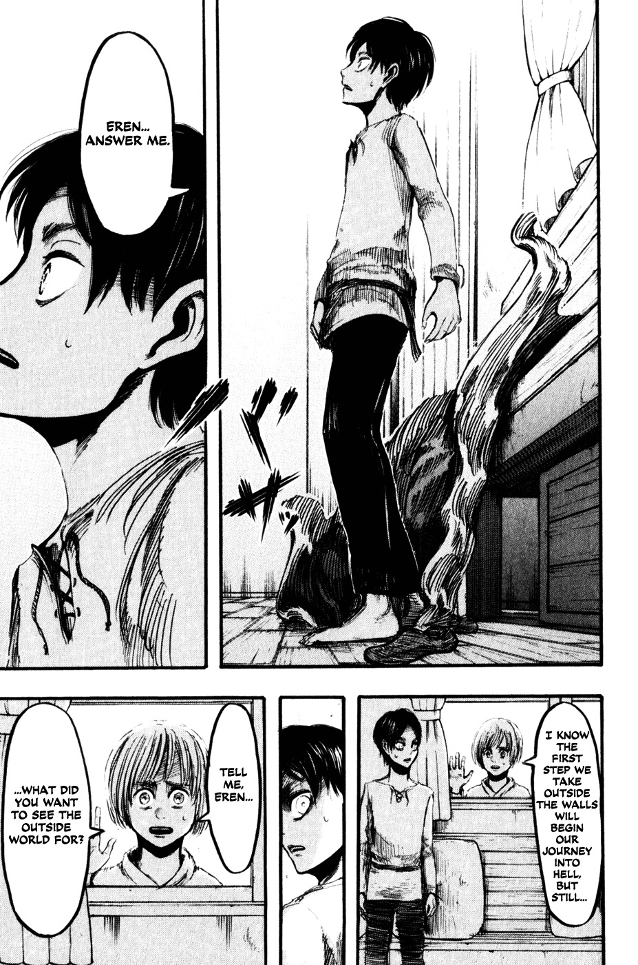 Attack on Titan manga, chapter 14, page 20 of 53