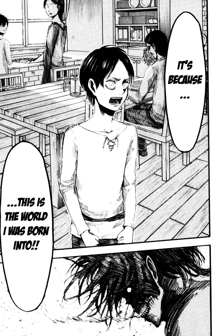 Attack on Titan manga, chapter 14, page 22 of 53