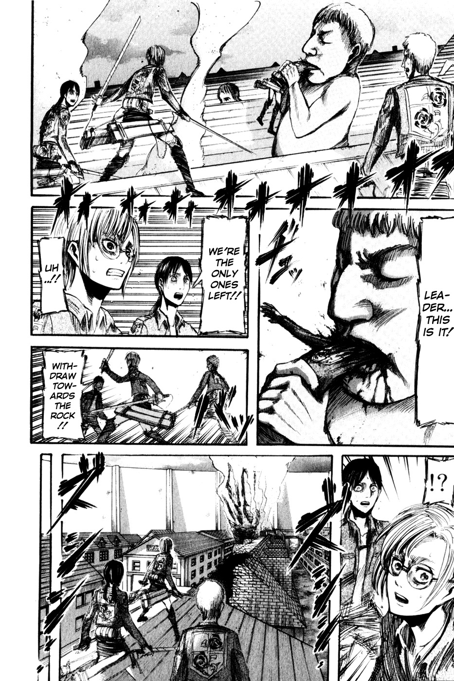 Attack on Titan manga, chapter 14, page 23 of 53