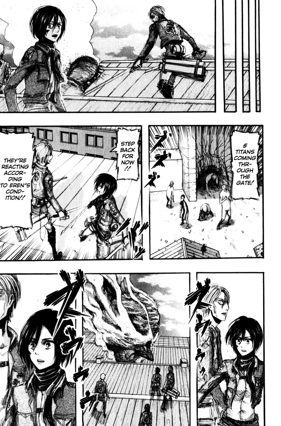 Attack on Titan manga, chapter 14, page 24 of 53