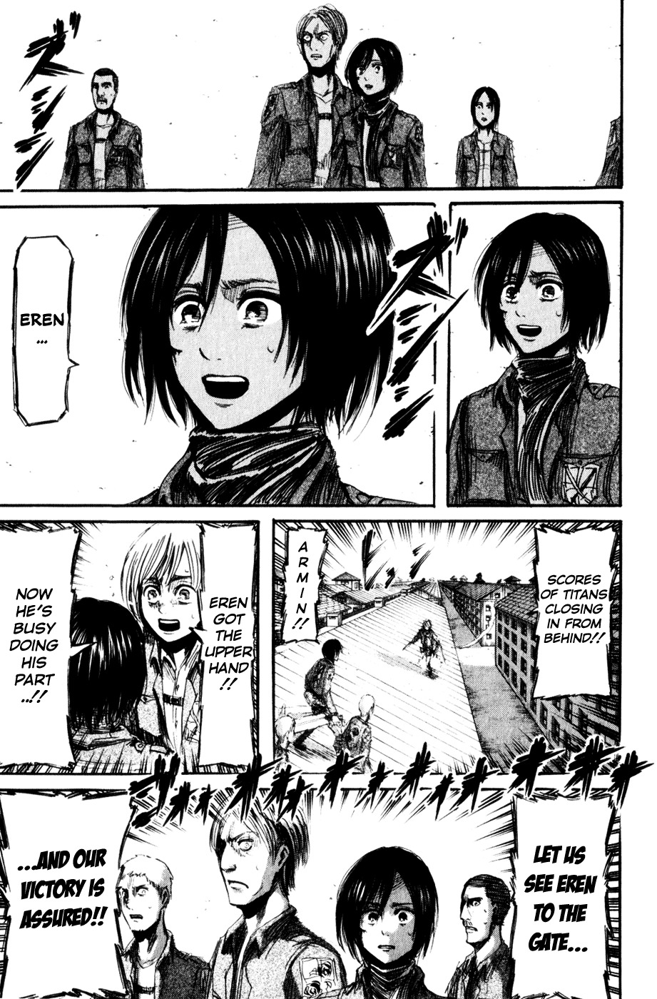 Attack on Titan manga, chapter 14, page 26 of 53