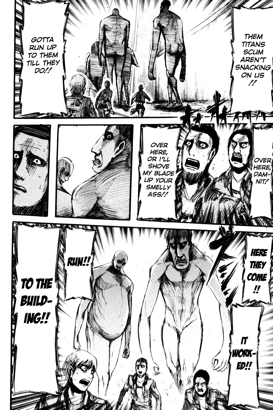 Attack on Titan manga, chapter 14, page 29 of 53