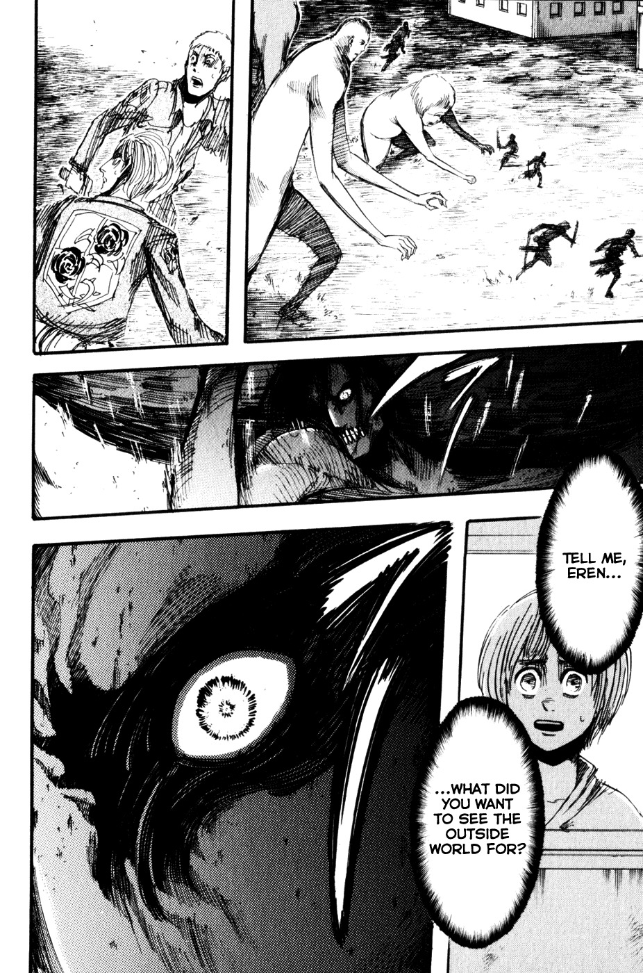 Attack on Titan manga, chapter 14, page 33 of 53
