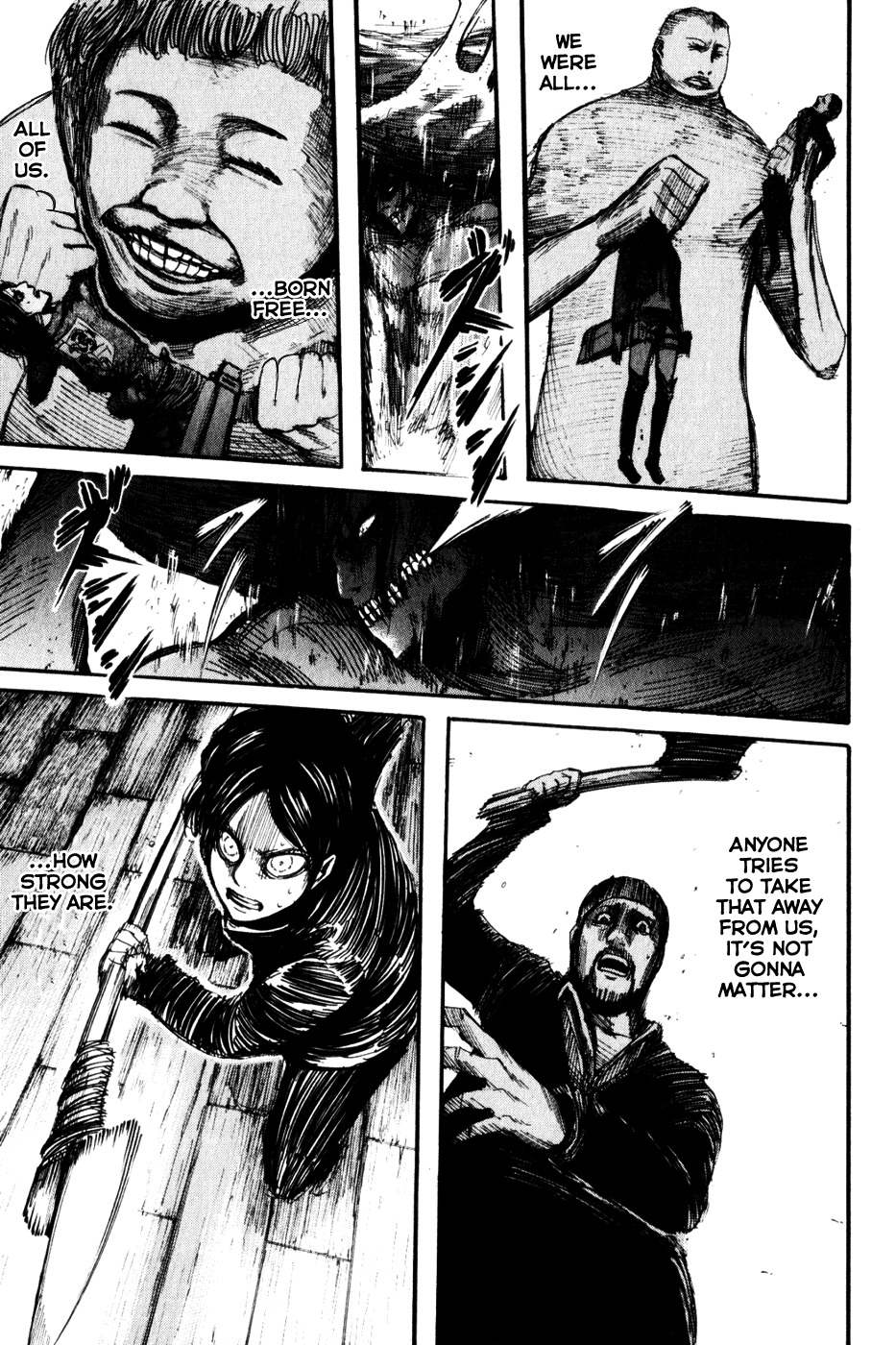 Attack on Titan manga, chapter 14, page 34 of 53