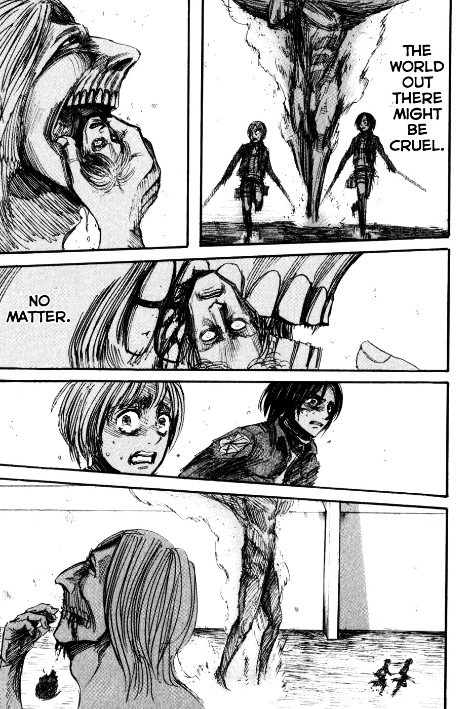 Attack on Titan manga, chapter 14, page 36 of 53