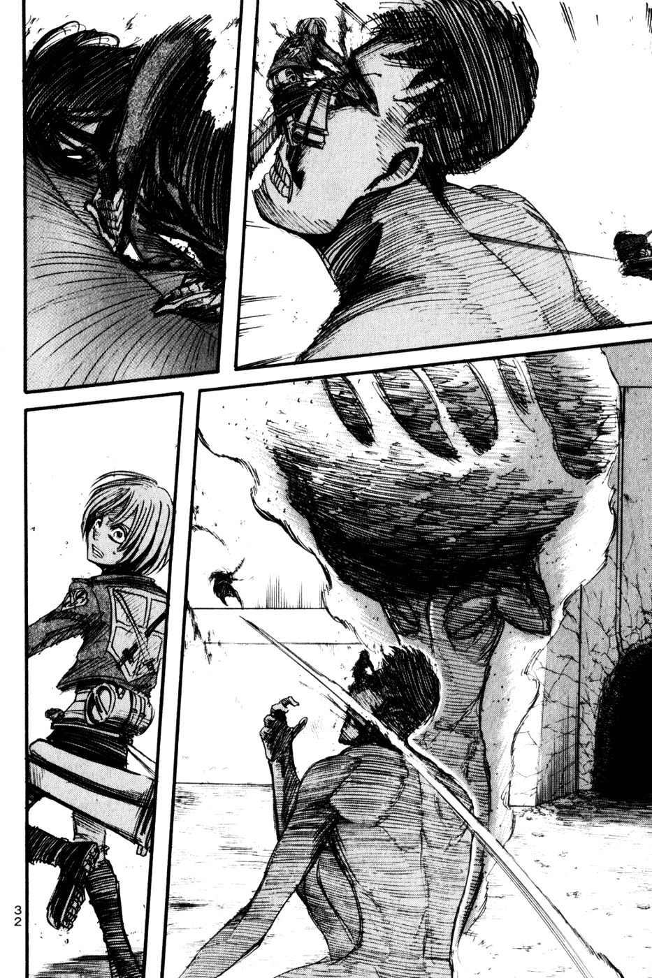Attack on Titan manga, chapter 14, page 39 of 53